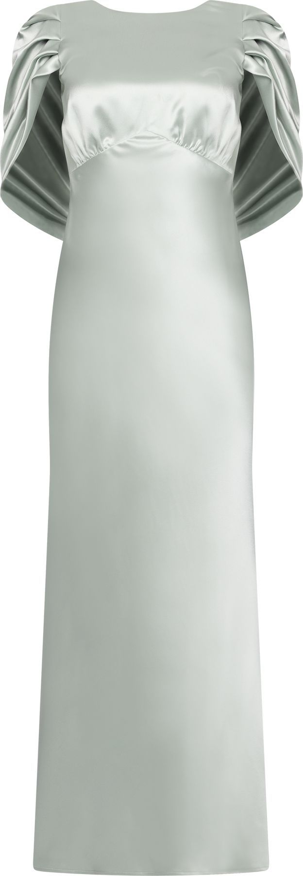 Louise Draped Back Maxiklänning - Sage