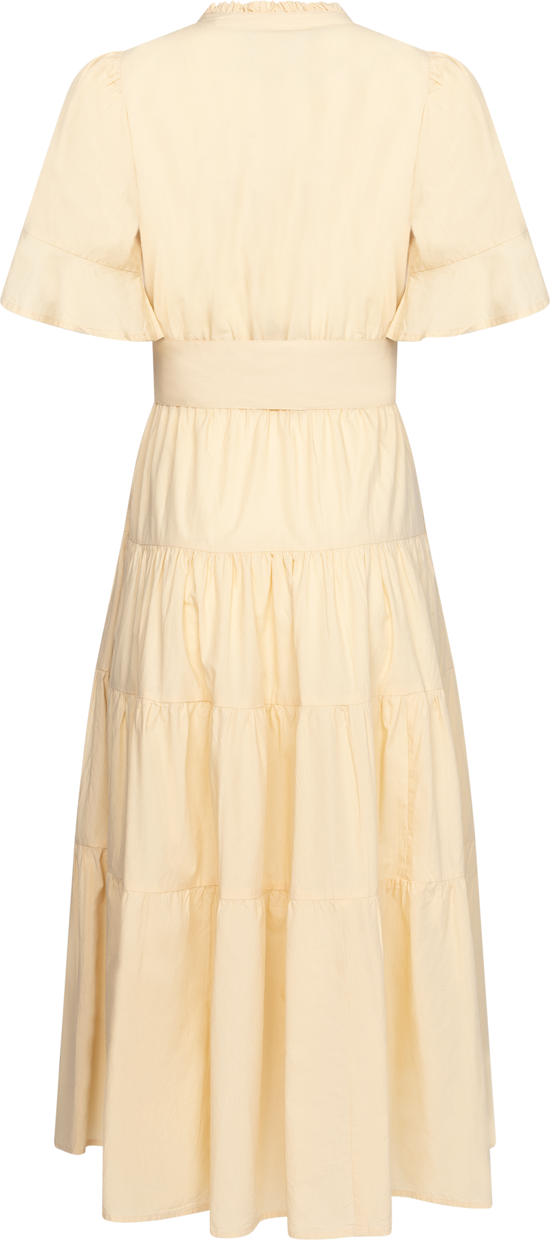 Gaia Dress - Lemon Poplin