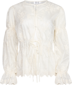 Lolaic Shirt - White Embroidery