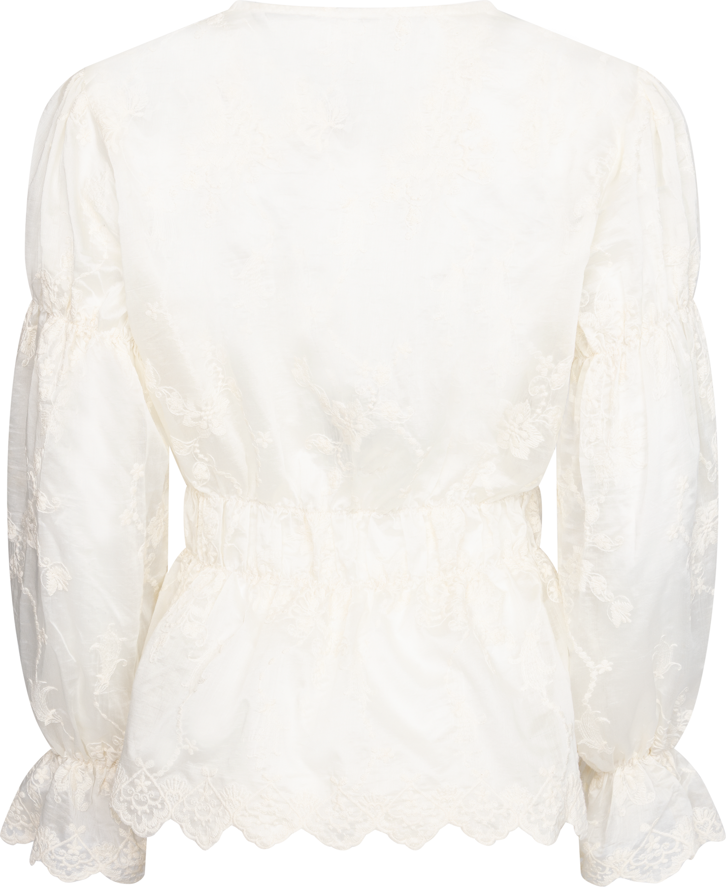 BYIC Lolaic Blus - White Embroidery