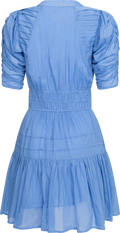 Fabienne Mini Dress - Blue Voille