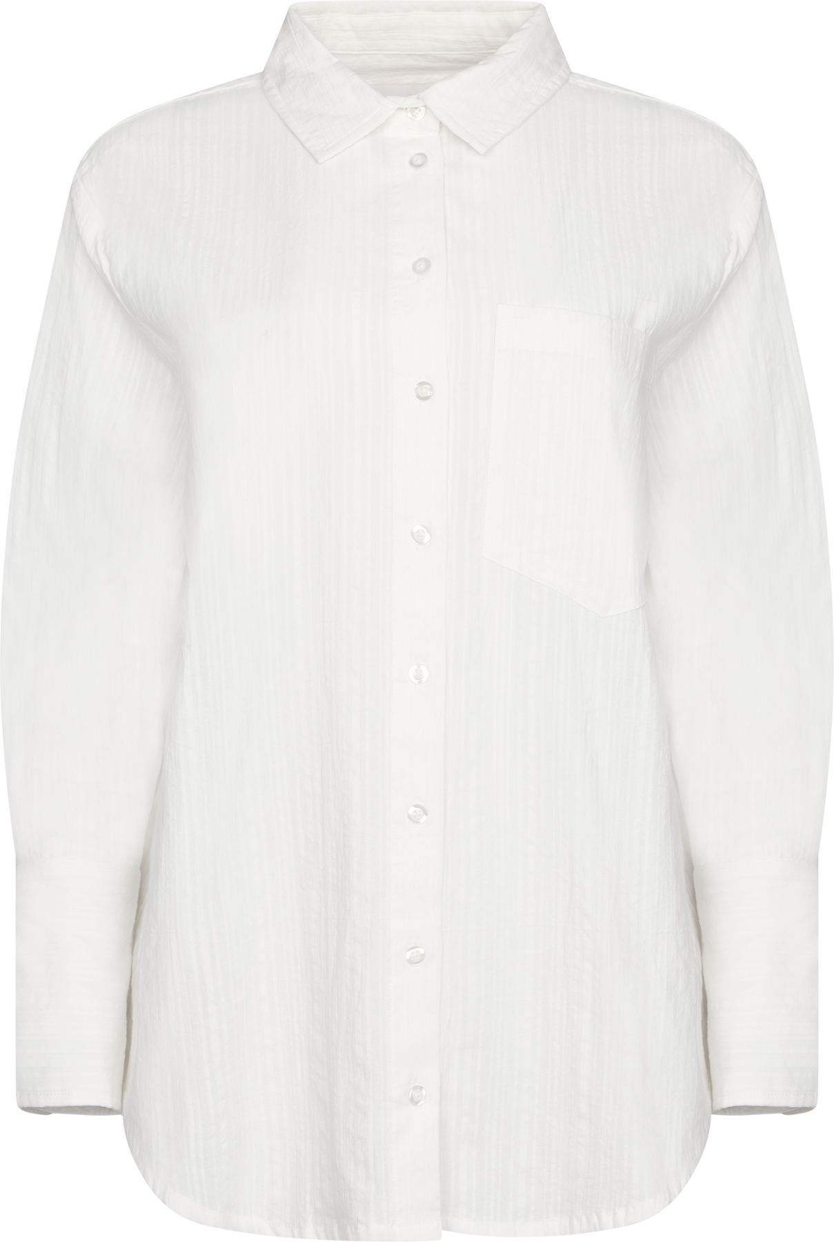 Bibi Crepe Shirt - Vit