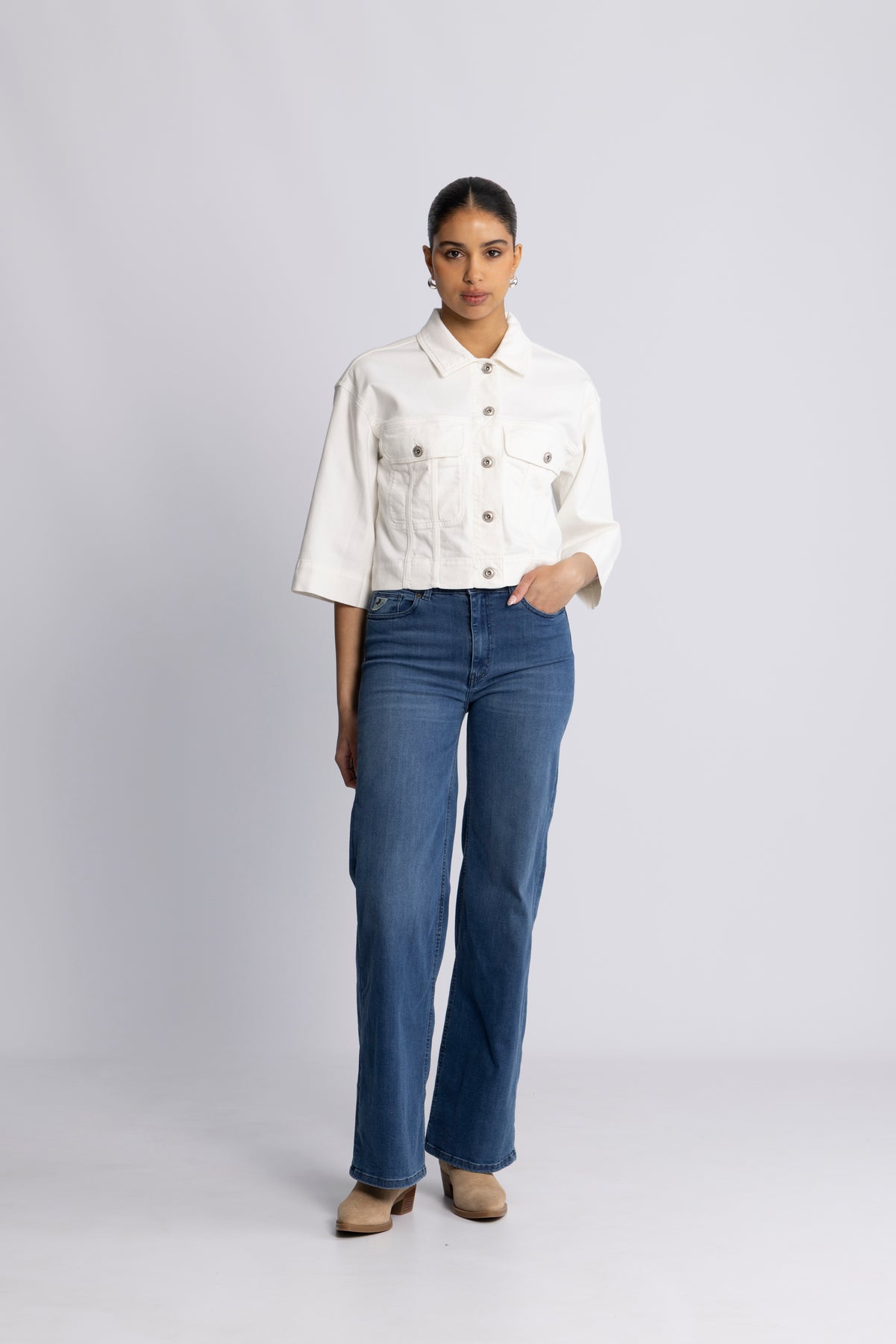 Penn Bianco Jacket - Vit