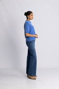 Kae SS Knit Kofta - Dove Blue