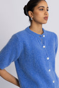 Kae SS Knit Kofta - Dove Blue
