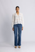 Tazzin Caza Blus - Vit