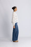 Tazzin Caza Blus - Vit