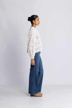Tazzin Caza Blouse - White