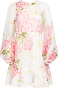 Organza Mini Dress - Cherry Bloom