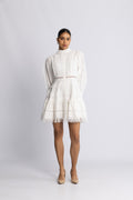 Silja LS Short Dress - Snow White