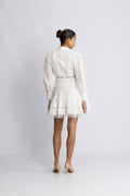 Silja LS Short Dress - Snow White