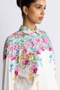 Yasrosie Ls Shirt - Birch Rosie Print