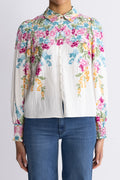 Yasrosie Ls Shirt - Birch Rosie Print