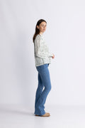 Yasvips Ls Skjorta - Iceberg Green Vips Print