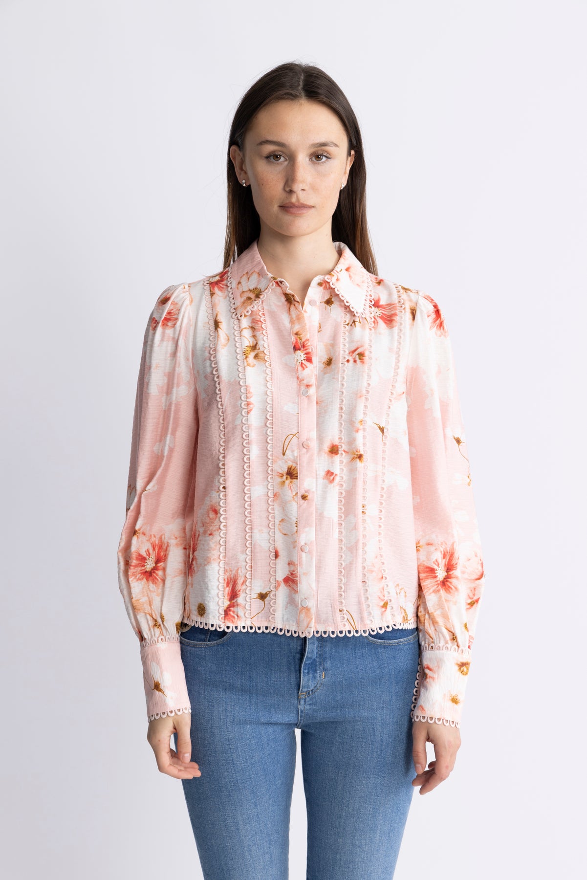 Yasbilla Ls Skjorta - Chintz Rose Billa Aop