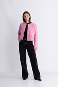 CalaCC Check Boucle Jacka - Candyfloss