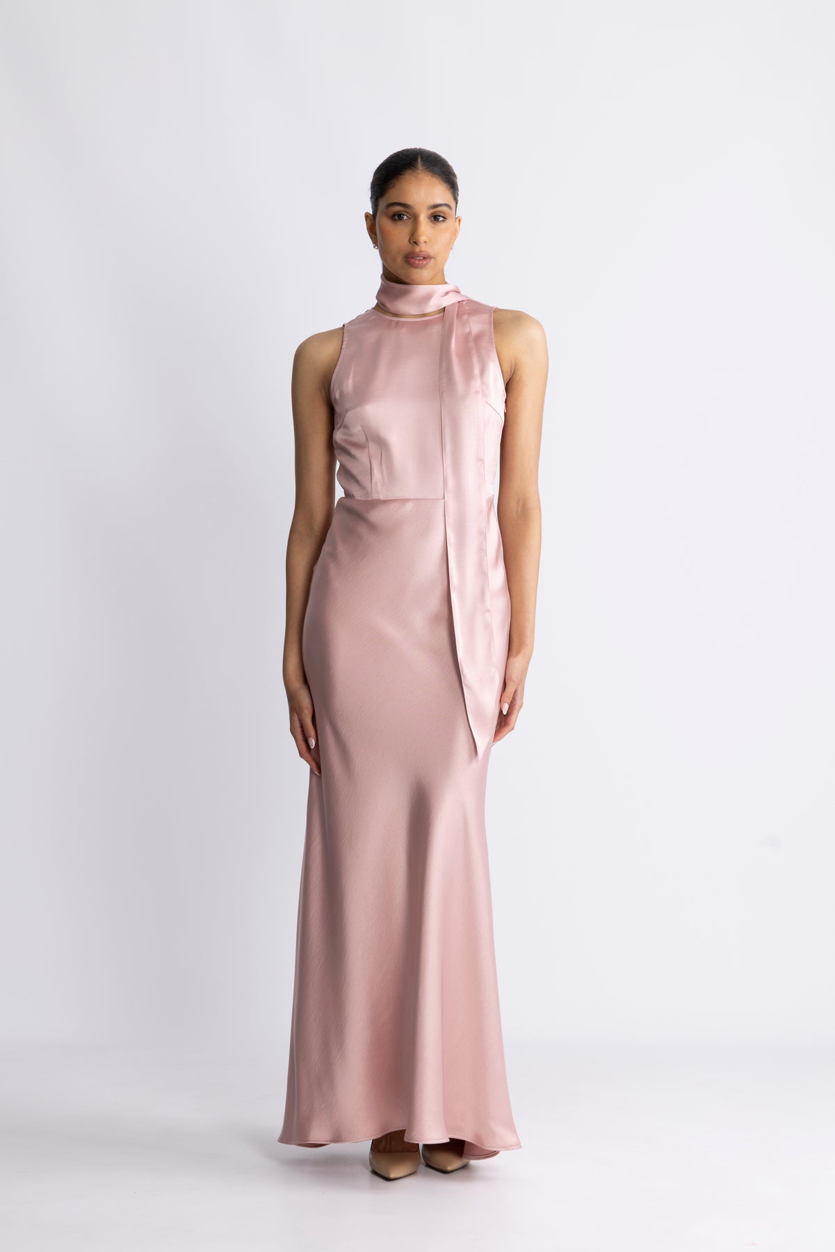 Rome Dress - Pale Mauve