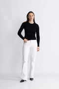 Paris Flared - Classy White