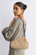 Day Crochet Clutch - Coriander Beige