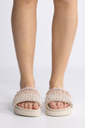 Loose Knitted Sandaler - Grå