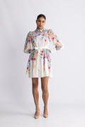 Yasrosie Ls Dress - Birch Rosie Print