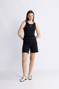 Gubbe Rasmia Icon Sl Top - Black B White