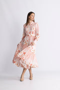 Yasbilla Ls Long Dress - Chintz Rose Billa Aop