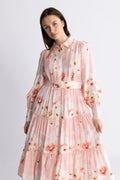 Yasbilla Ls Long Dress - Chintz Rose Billa Aop
