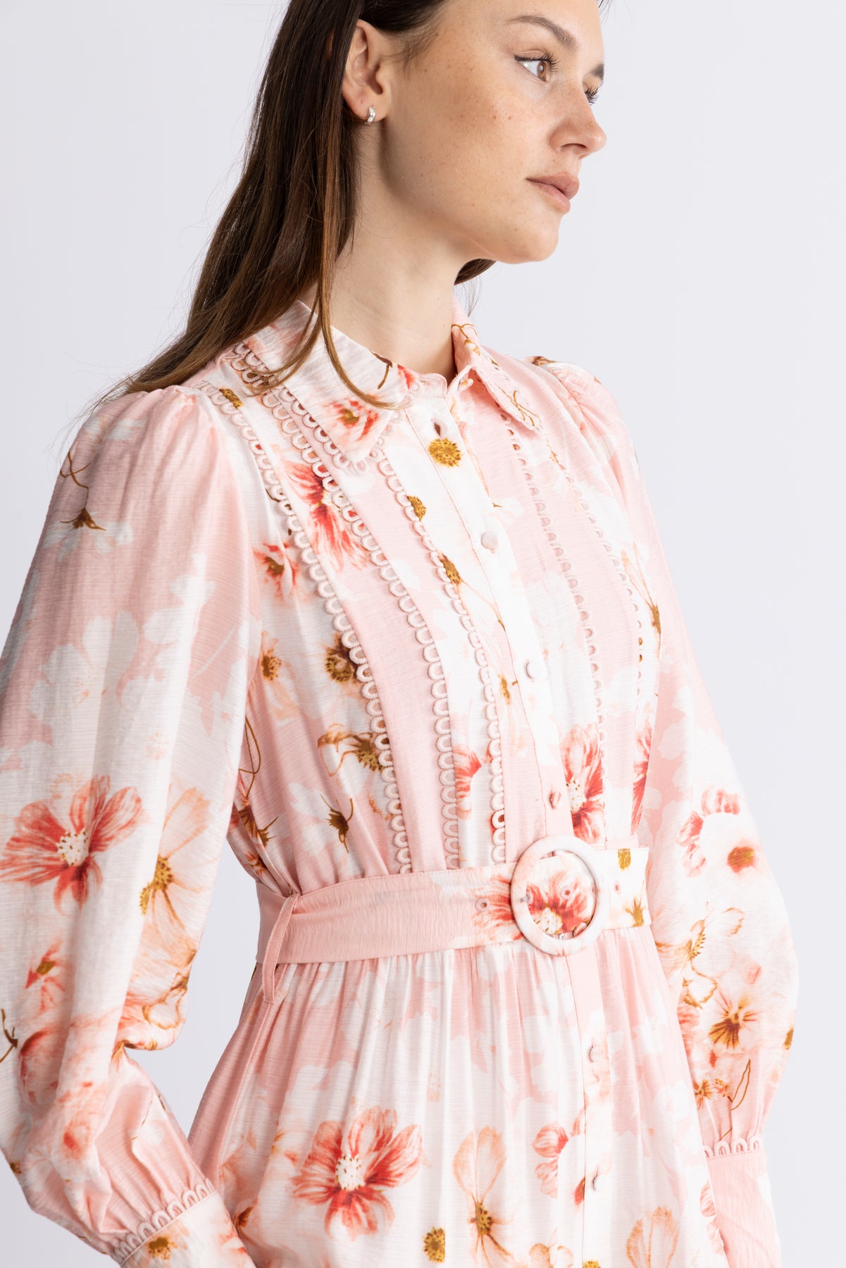 Yasbilla Ls Long Dress - Chintz Rose Billa Aop