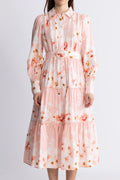 Yasbilla Ls Long Dress - Chintz Rose Billa Aop