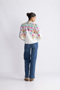 Yasrosie Ls Shirt - Birch Rosie Print