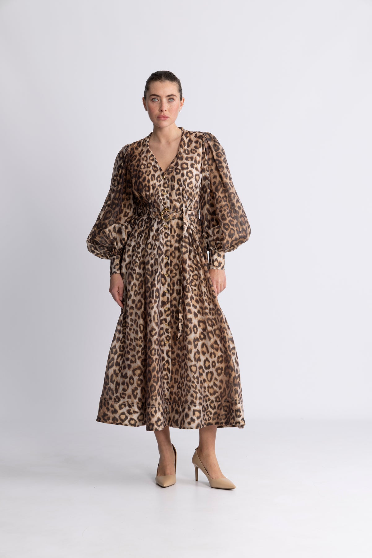 Isabella Shirtdress - Leopard