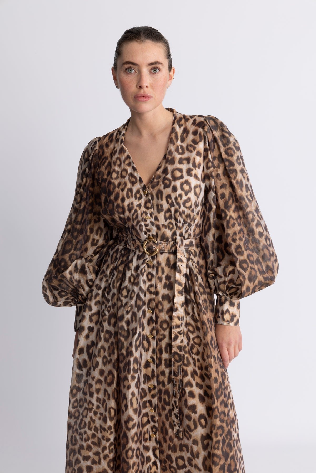 Isabella Shirtdress - Leopard