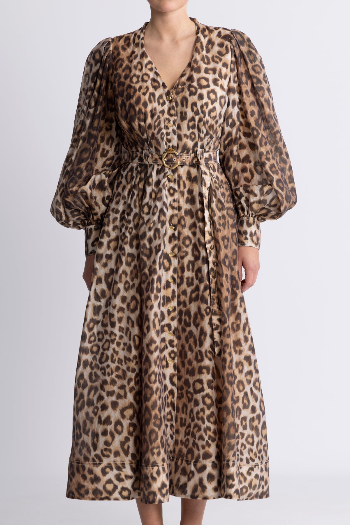 Isabella Shirtdress - Leopard