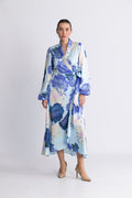 Lara Dress - Pale Peony Blue