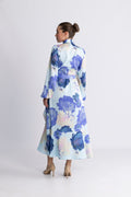 Lara Dress - Pale Peony Blue