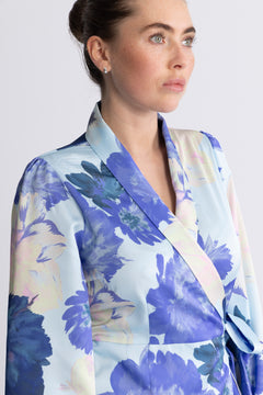 Lara Dress - Pale Peony Blue