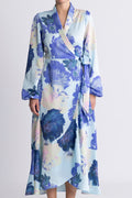 Lara Dress - Pale Peony Blue