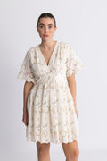 Ocean Dress - White Flower