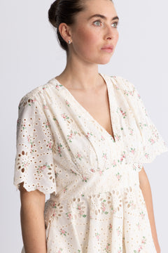 Ocean Dress - White Flower