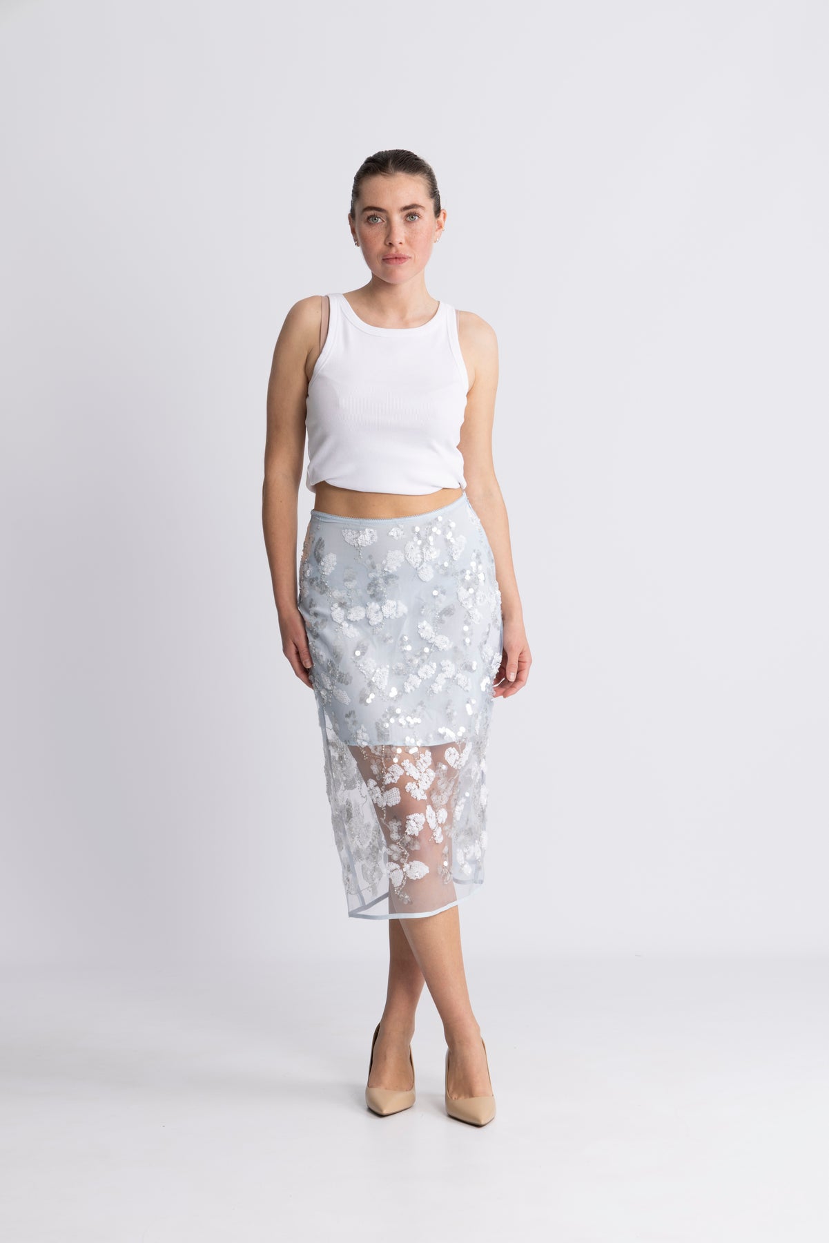 Brooklyn Skirt - Blå