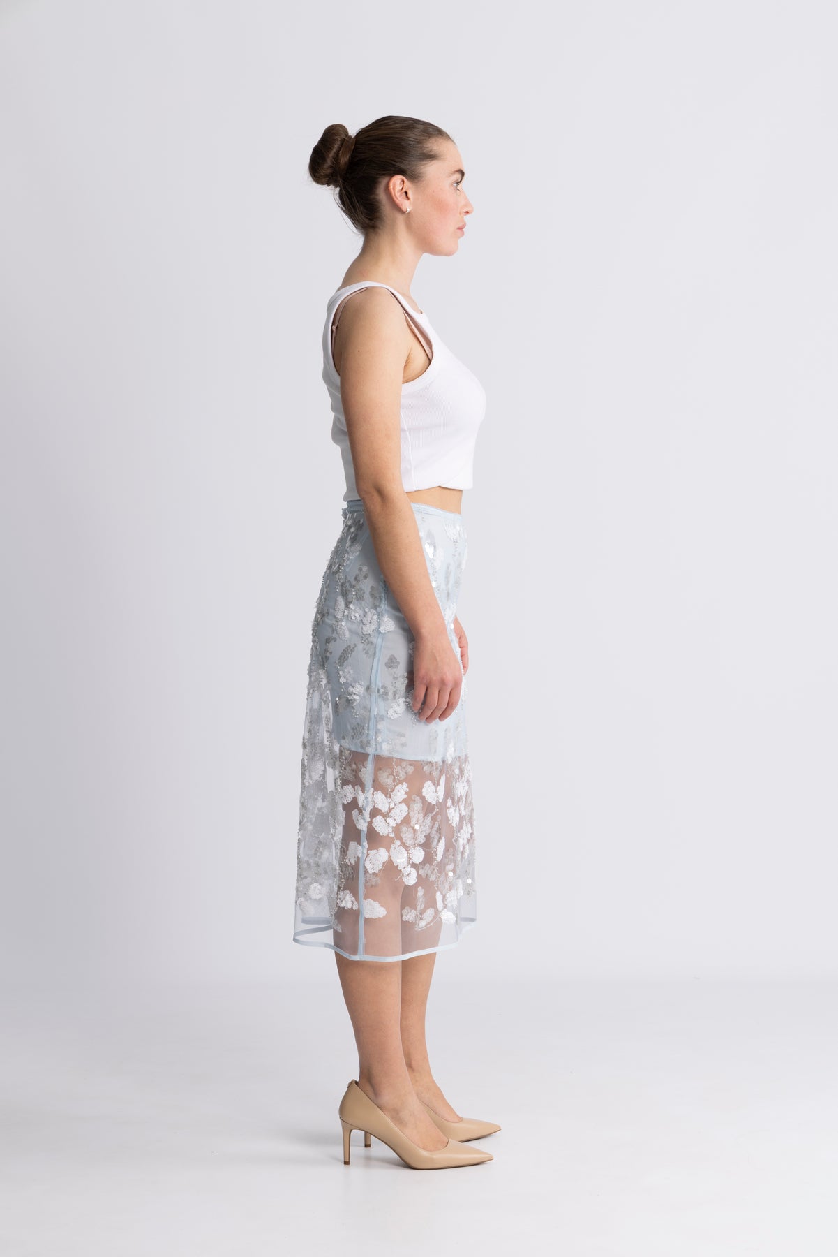 Brooklyn Skirt - Blå