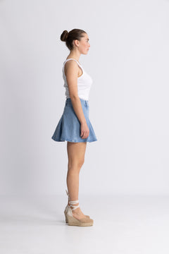 Mika Skirt - Medium Blue
