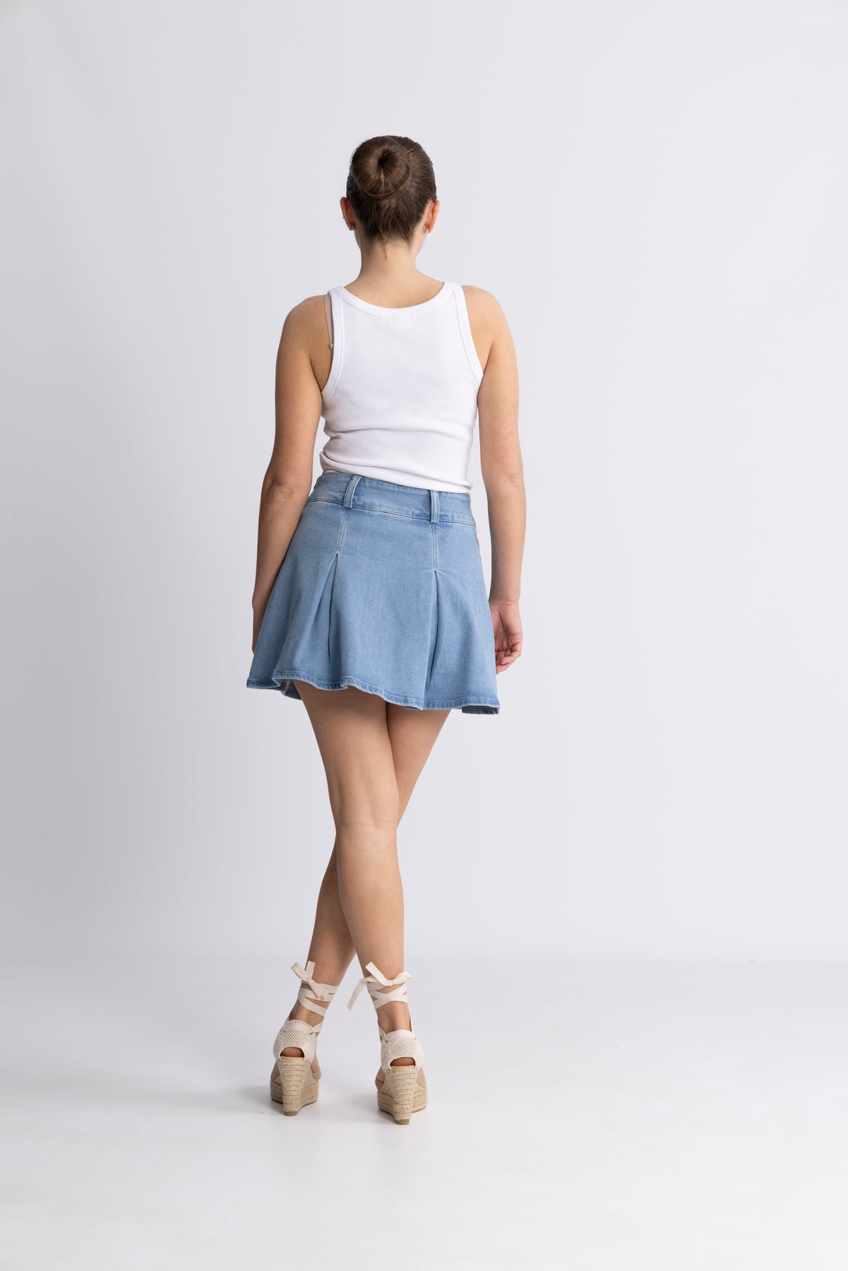 Mika Skirt - Mellanblå