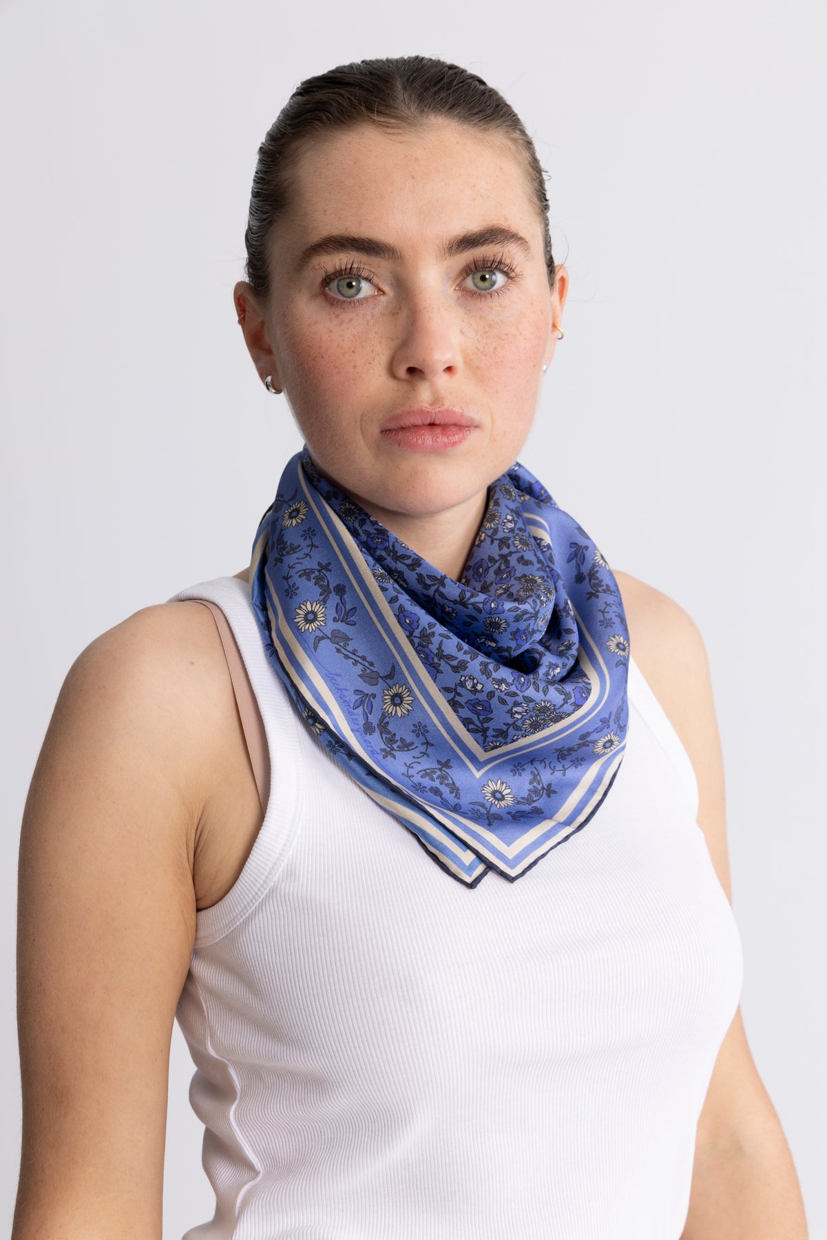 Florisima Sia Scarf - Provence Blue