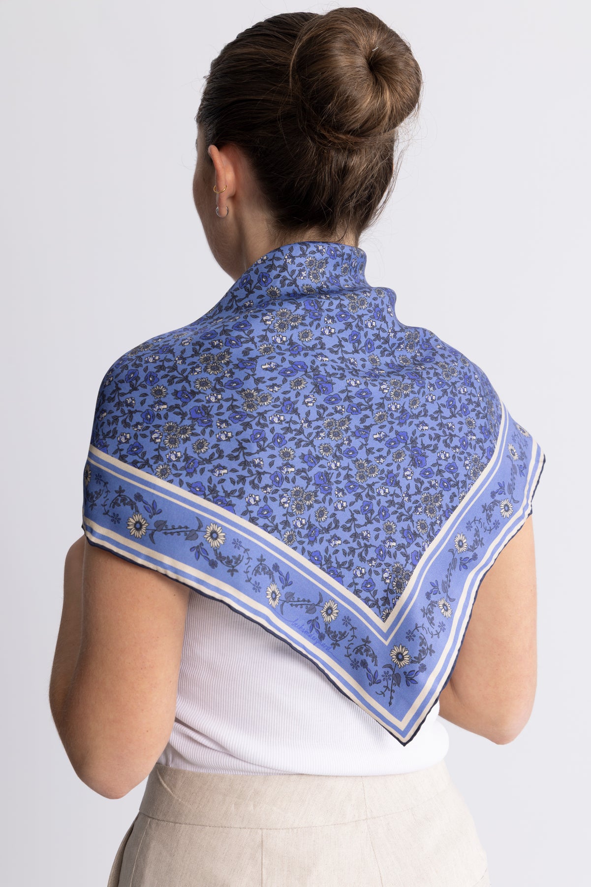 Florisima Sia Scarf - Provence Blue
