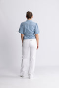 Ingrid Lis 2/4 Denim Belt Shirt - Light Blue Wash