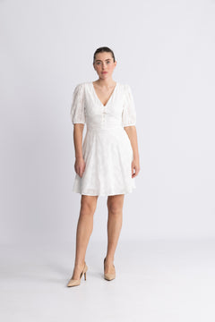 Carin Dress - White