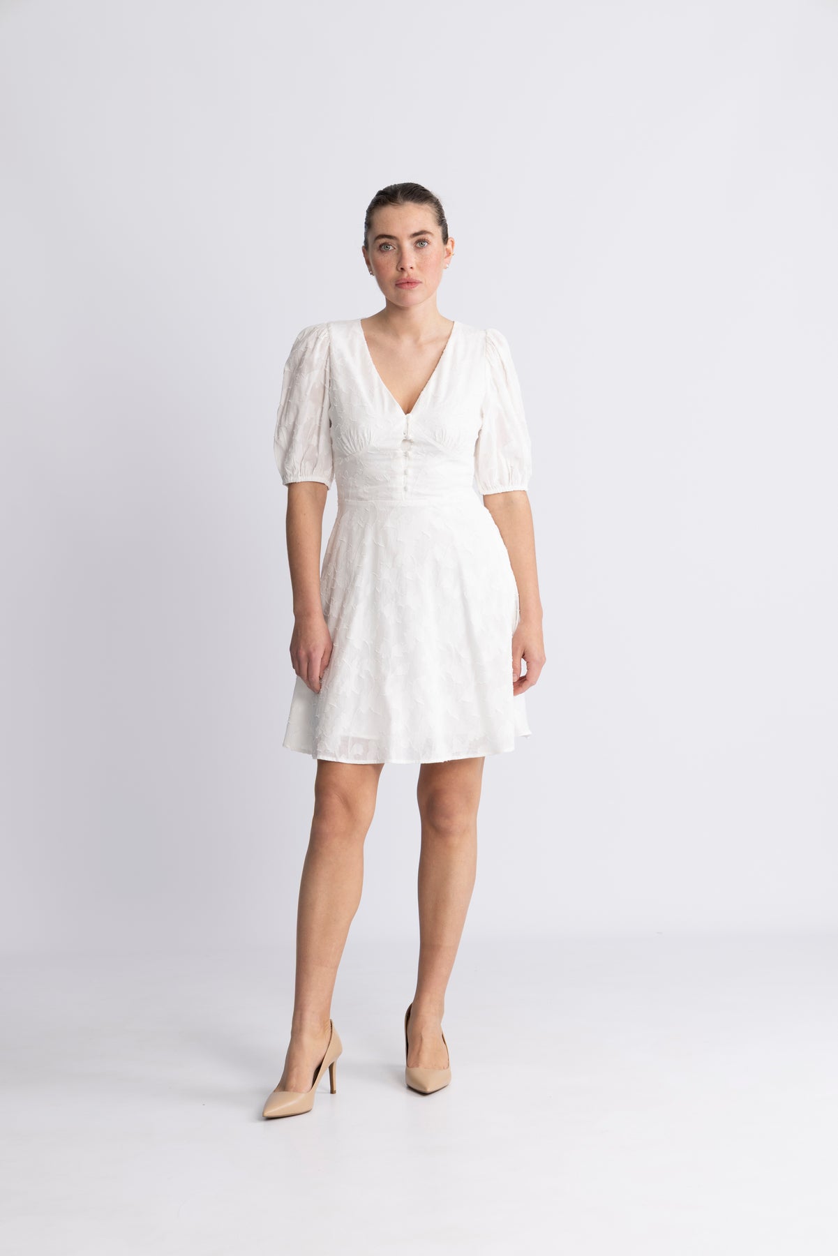 Carin Dress - White