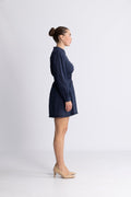 Selene Dress - Marinblå